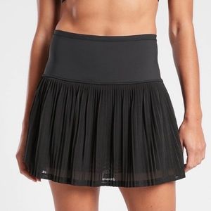Athleta A-Game Mesh Skort 13.5”. Sz Small. Color Black